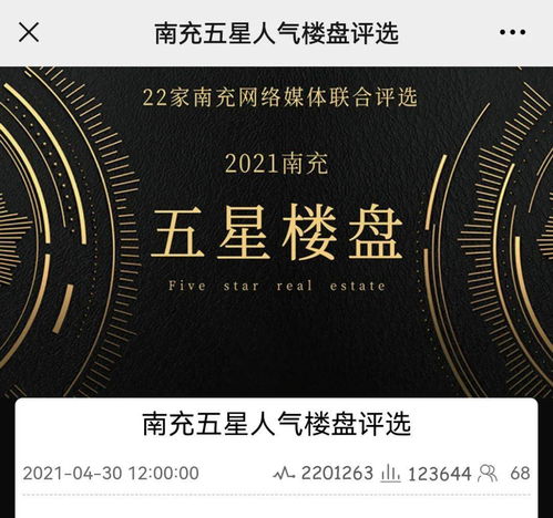 南充五星楼盘评选落幕 13家楼盘获奖，开启人居品质新标杆